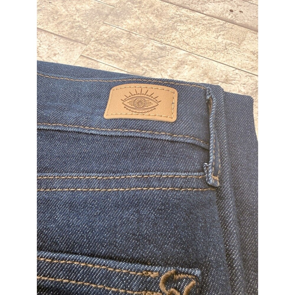 Sofia Jeans by Sofia Vergara High Rise Flare Dark Wash Blue Denim Jeans Size 14 - Picture 9 of 12